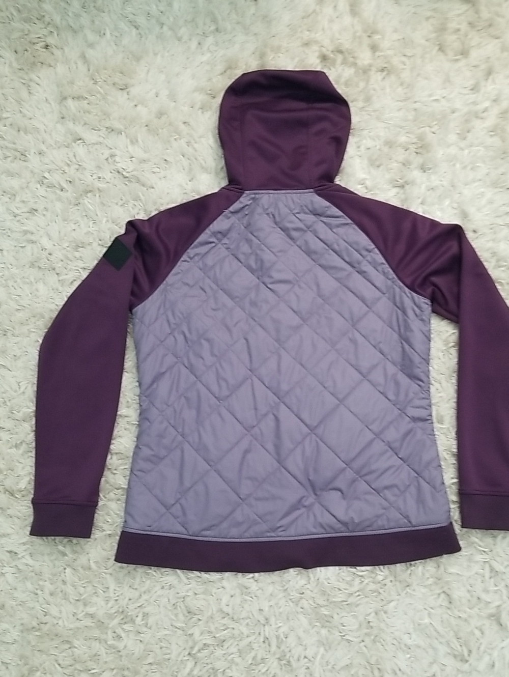 The North Face Purple Quilted Fleece Jacket - Picture 2 of 10